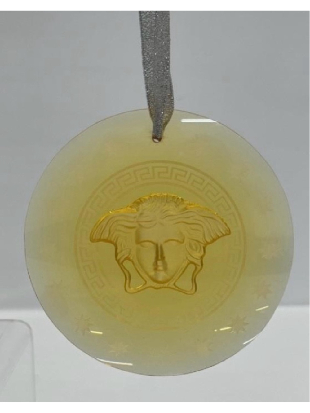 Rosenthal Versace Medusa Suncatcher Christmas Ornament One Size Yellow